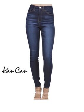 KanCan Ellie High Rise Super Skinny Jeans Size 13/30 EUC